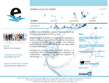 Tablet Screenshot of consorzioevolve.it